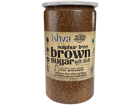Ishva Raw Brown Sugar, 1 kg