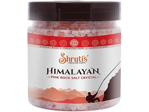 Shruti's Shruti`s Himalayan Pink Rock Salt Crystal - Chemical Free, Unpr 454 g, 500 g