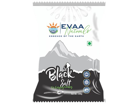 EVAA Naturals Black Salt, 200 g