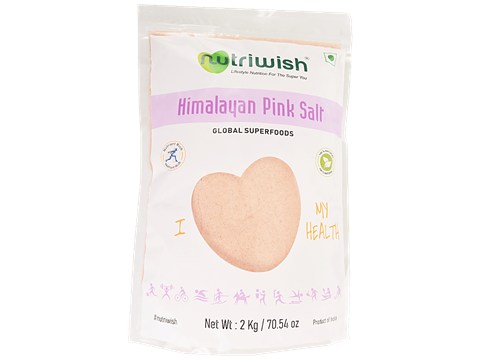 Nutriwish Himalayan Pink Salt/Uppu, 2 kg