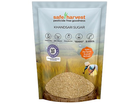 Safe Harvest Khandsari Sugar, 500 g