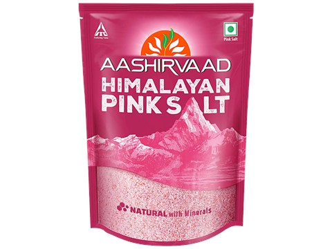 Aashirvaad Himalayan Pink Salt/Sendha Namak, 500 g
