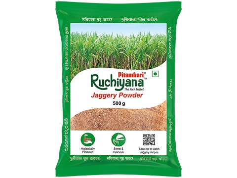 Pitambari Ruchiyana Jaggery Powder, 500 g