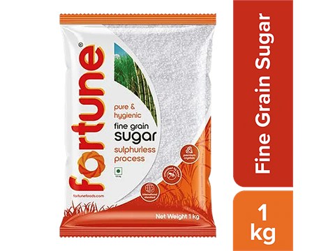 Fortune Fine Grain Sugar - Sulphurless Process, Pure & Hygienic, 1 kg