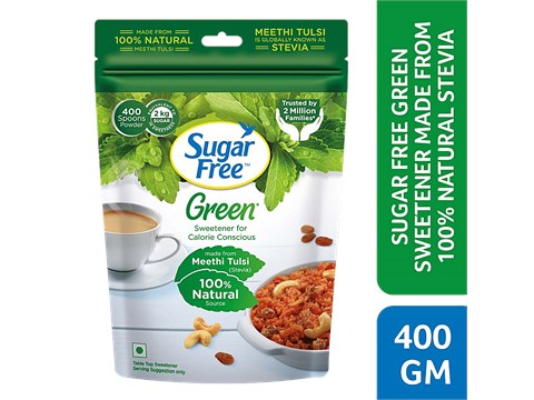 Sugar Free Green Sweetener - For Calorie Conscious, 400 g
