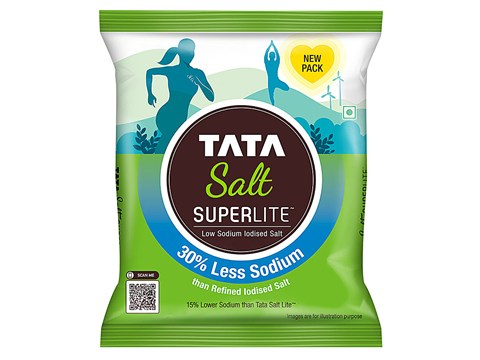 Tata Salt Super Lite Iodized Salt - 30 % Less Sodium, 1 kg