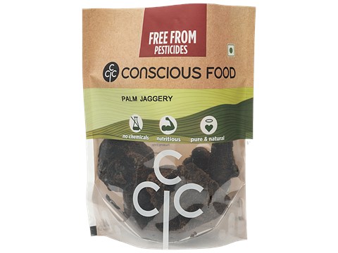 Conscious Food Palm Jaggery/Bella, 500 g