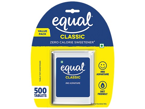 Equal Classic Zero Calorie Sweetener - No Aspartame, Diet-Friendly, 50 g