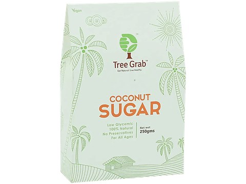 Tree Grab Natural Coconut Sugar/Sakkare, 250 g