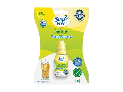Sugar Free Natura Sweet Drops - Zero Calories, 10 ml