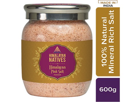 Himalayan Natives Pink Salt/Uppu Powder, 600 g