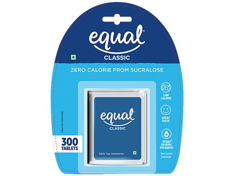 Equal Classic Zero Calorie Sweetener - Sugar Free, Calorie Control, Diabetic Friendly, 30 g