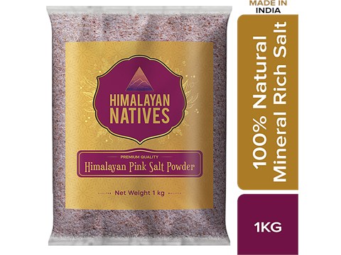 Himalayan Natives Himalayan Pink Salt Powder- Natural, 1 kg