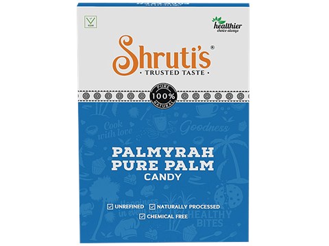 Shruti's Palmyrah Pure Palm Candy -  Natural , Organically Processed, Vitamin B12 Rich, 100 g