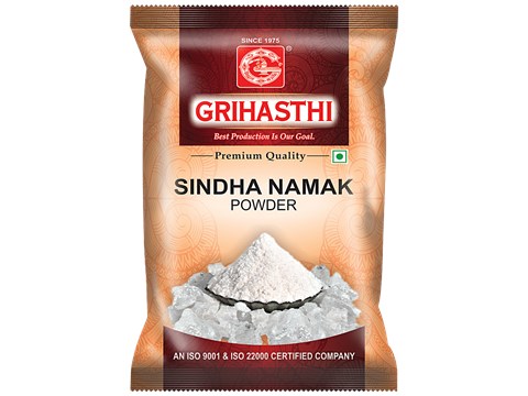 Grihasthi Sindha Namak/Sea Salt Powder - Premium, Natural, No Preservatives, 500 g