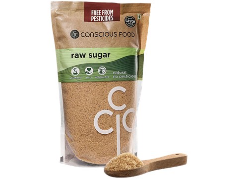 Conscious Food Sugar/Sakkare - Raw, 500 g