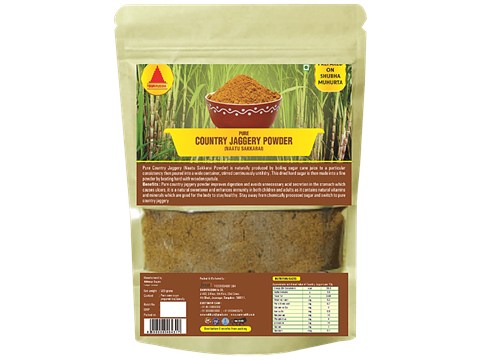 Samvuddhi & Co Pure Country Jaggery/Bella Powder, 500 g