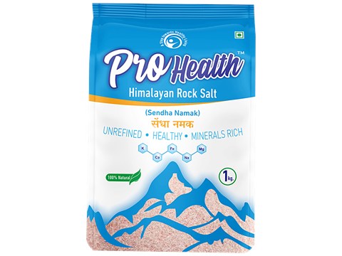 Pro Health  Himalayan Rock Salt - Unrefined, Minerals Rich, Enhance Food's Flavour, 1 kg