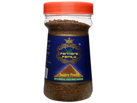 Farmers Family Premium Natural Jaggery/Bella PDR, 250 g