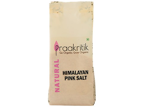 Praakritik Natural Himalayan Pink Salt/Uppu, 500 g