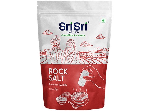Sri Sri Tattva Rock Salt 1Kg - Sendha Namak for a Healthy Life, 1 kg