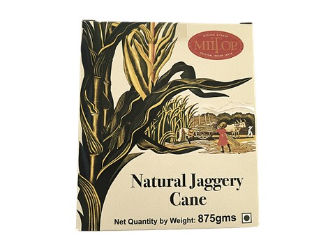 Miltop Natural Jaggery Cane, 875 g