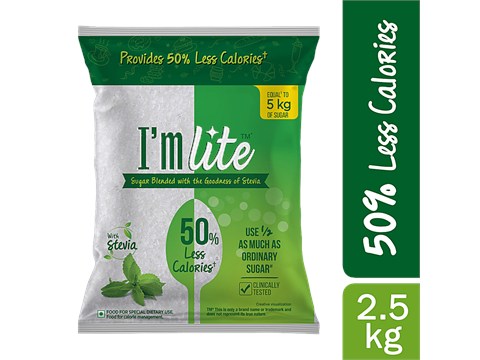 I'm lite 50% Less Calories Sugar, 2.5 kg
