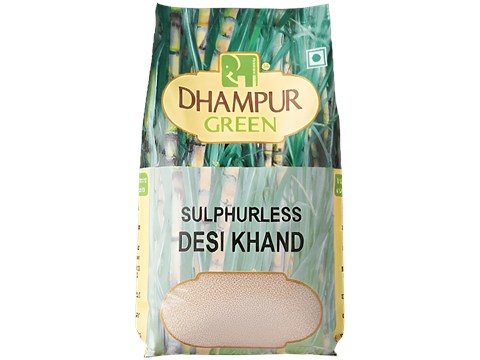 Dhampur Green Sulphurless Desi-Khand, 1 kg