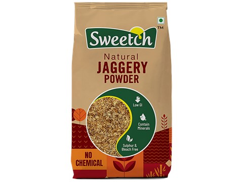 Sweetch Natural Cane Jaggery Powder, 1 kg