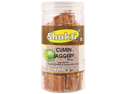 Shakti Cumin Jaggery - Natural & Pure, Imroves Digestion, 500 g
