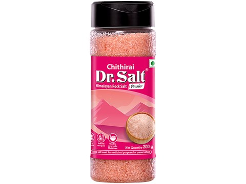 Chithirai Himalayan Pink Rock Salt Powder - Natural & Pure, Helps In Digestion, 200 g