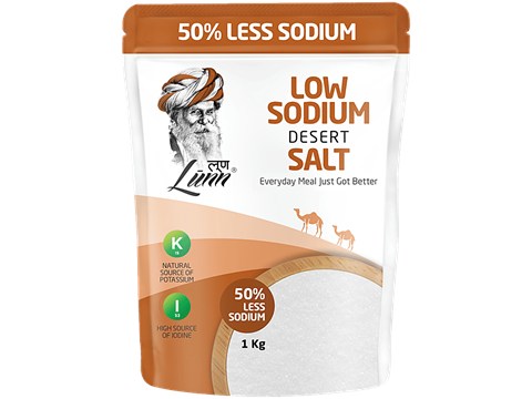 Lunn 50% Low Sodium Dessert Salt, 1 kg