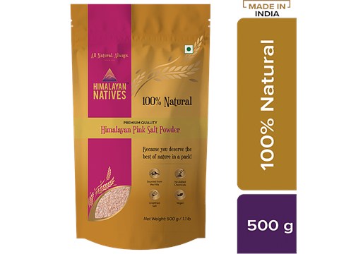 Himalayan Natives Pink Salt/Uppu Powder, 500 g
