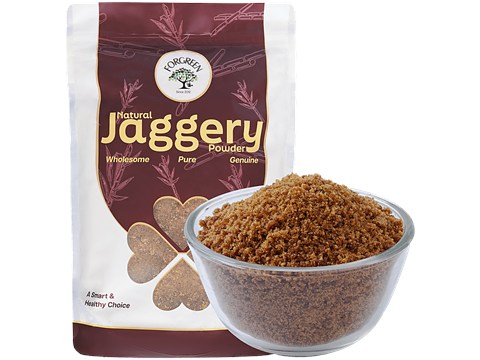 Forgreen Natural Jaggery/Bella Powder, 500 g