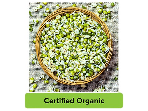 fresho! Organic Green Moong Sprouts, 200 g