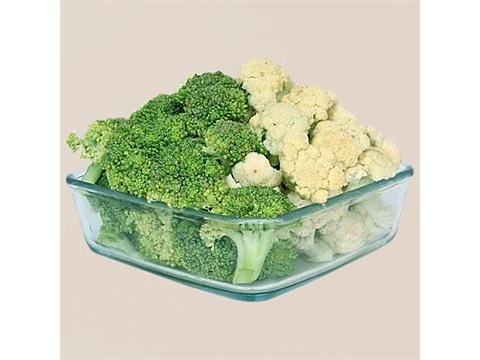 fresho! Cut Cauliflower & Broccoli, Washed, 200 g