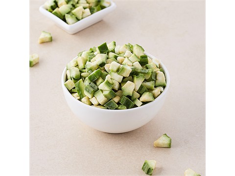 fresho! Ridge Gourd - Diced, 300 g