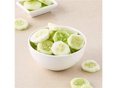 fresho! Cucumber - Sliced, 500 g