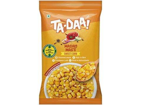 Tadaa Boiled Sweet Corn Kernel - Spice Up With Lemon And Pepper Seasoning, 225 g