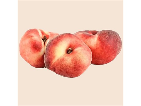 fresho! Peach Flat - Imported, 2 pcs