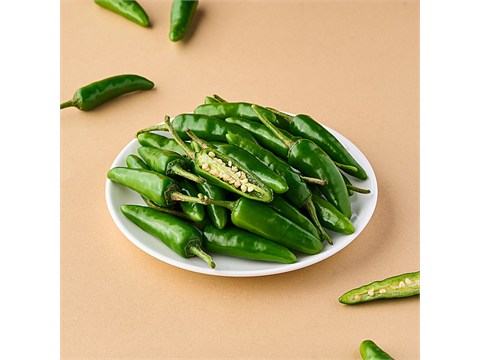 fresho! Bullet Chilli - Green, 1 kg