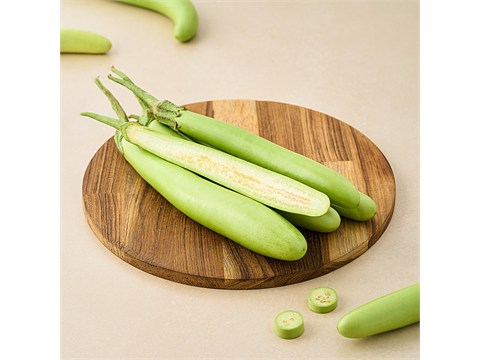 fresho! Green Brinjal, 1 kg
