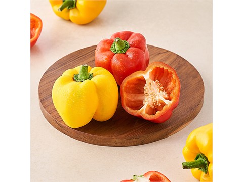 fresho! Mixed Capsicum, 2 pcs