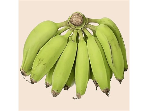 fresho! Raw Banana - Organically Grown, 2 pcs