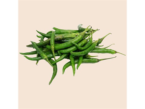 fresho! Chilli - Organically Grown, Big, Green, 500 g