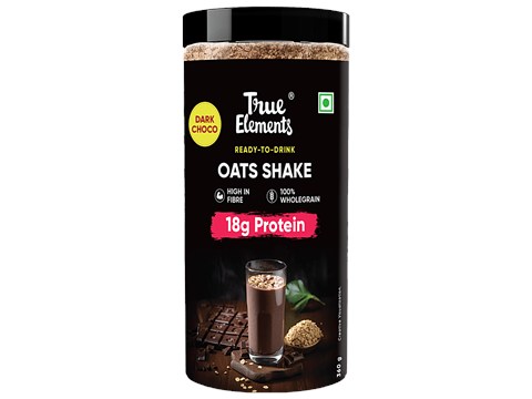 True Elements Dark Choco Oats Shake Premix, 360 g