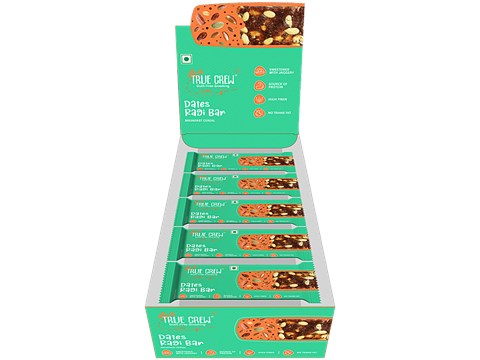 True Crew Dates Ragi Bar, 25 g