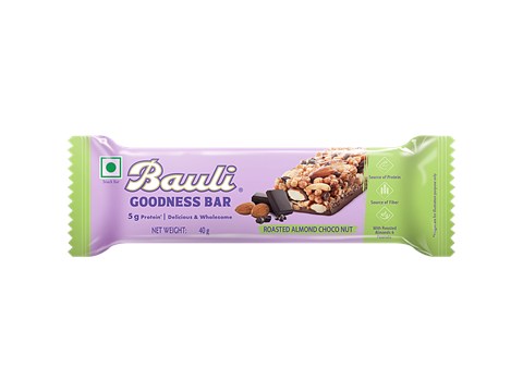 Bauli Goodness Bar - Roasted Almond Choco Nut, 40 g