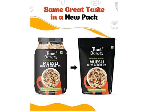 True Elements Nuts & Berries Muesli, 700 g