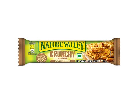 Nature Valley Crunchy Granola Bars - Roasted Almond, 42 g